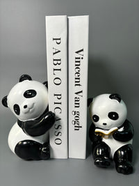 [HTPottery]Handmade ceramic panda bookshelf