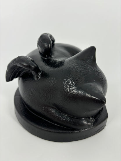 Cute Black Cat Pet Urn – Resin Memorial Haven for Pets