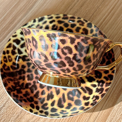 Leopard Print Bone Coffee Mug