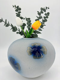 HTPottery Handcrafted ceramic vases with many flowers