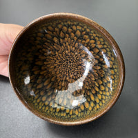 Handmade Speckled Ceramic Tea Cup – Unique Kiln-Transformed Artisan Mug