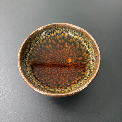 Handmade Speckled Ceramic Tea Cup – Unique Kiln-Transformed Artisan Mug