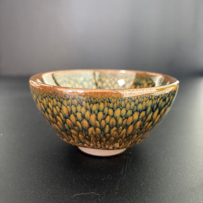 Handmade Speckled Ceramic Tea Cup – Unique Kiln-Transformed Artisan Mug