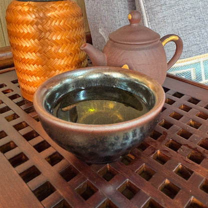 Handmade Ceramic Teacup - Bright Glaze Collection, Perfect Gift for Tea Lovers